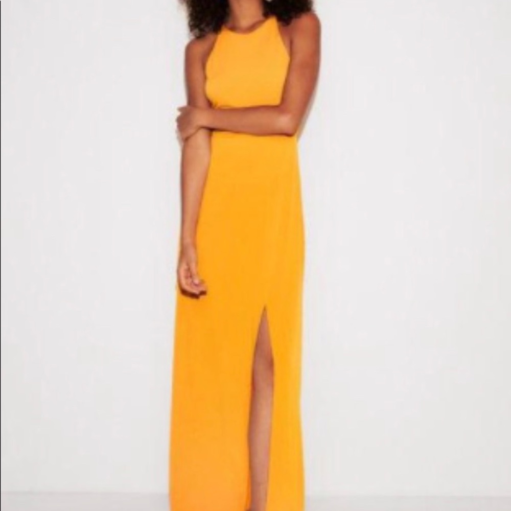 Express High Slit Maxi Dress